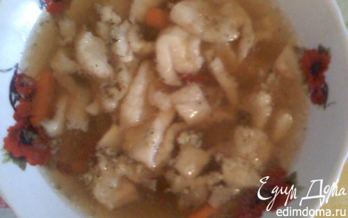 Рецепт Рыбный суп с рисовой лапшой