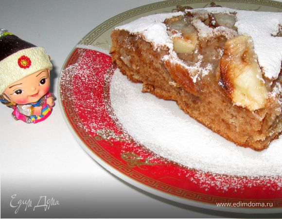 Постная яблочная коврижка Постная яблочная коврижка