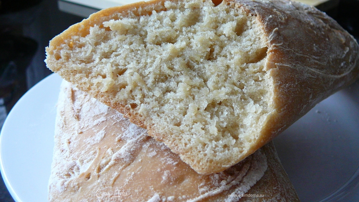 Чиабатта на черном пиве