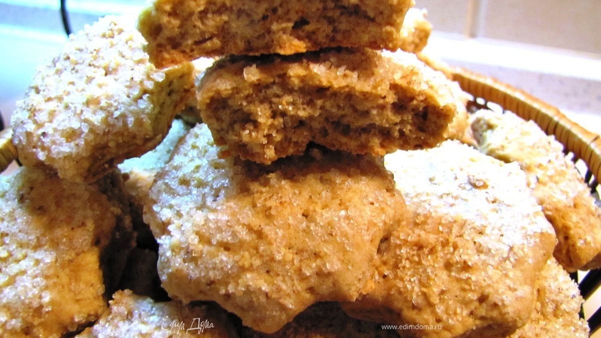 Печенье сахарно-ореховое