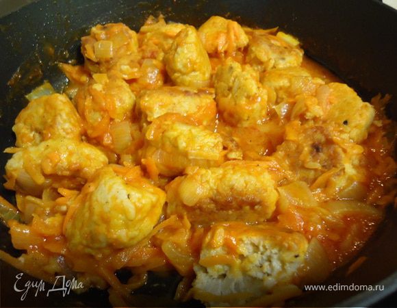 Рыбные тефтели в томатном соусе