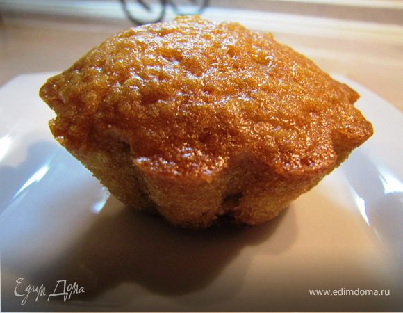 Кексы апельсиновые с медом и курагой