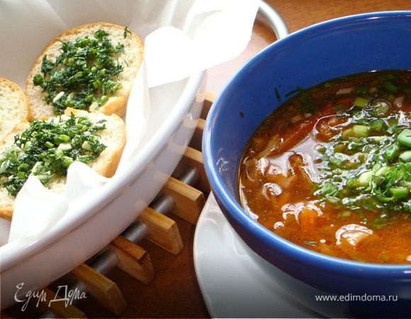 Постный борщ с белыми грибами Постный борщ с белыми грибами