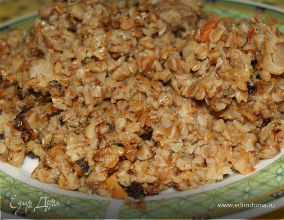 Гречка по-купечески со свининой