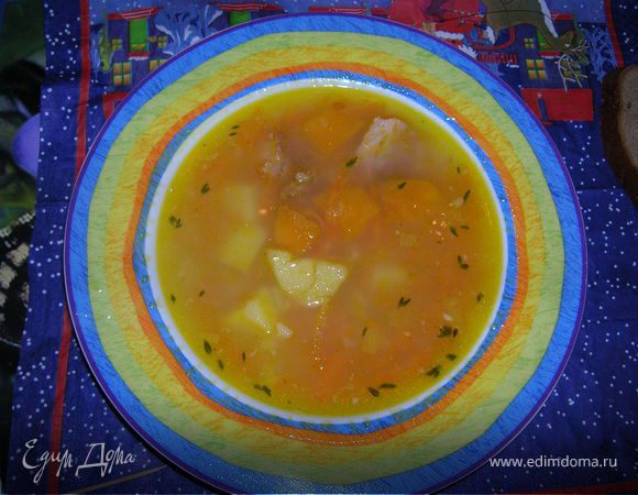Гороховый суп с тыквой Гороховый суп с тыквой