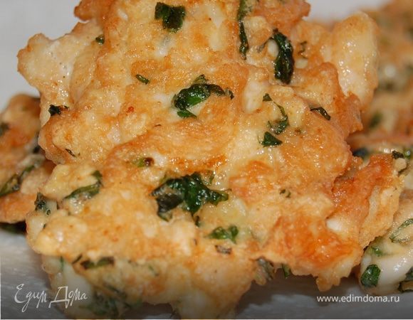 Рубленые котлеты с зеленью.