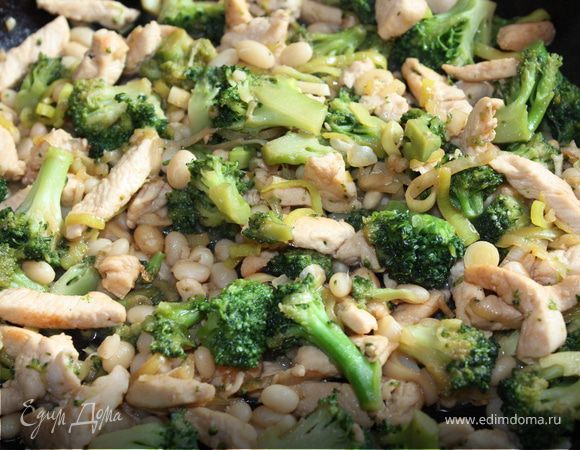 Курица с брокколи (восточные мотивы) Курица с брокколи (восточные мотивы)