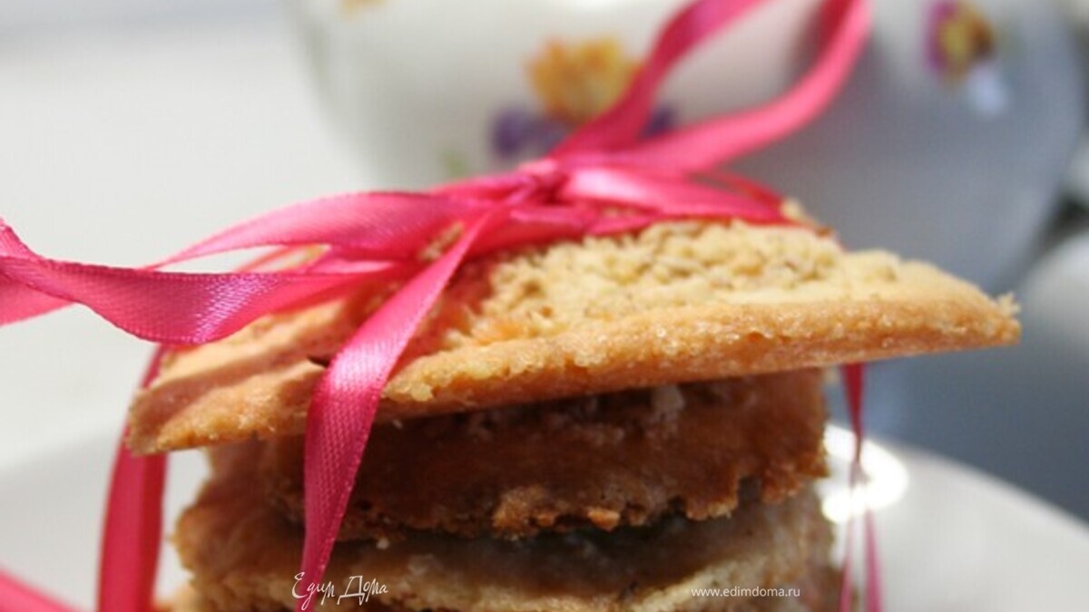 Домашнее ванильно-ореховое печенье