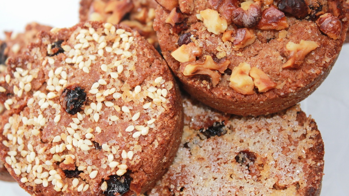 Цельнозерновое печенье с изюмом