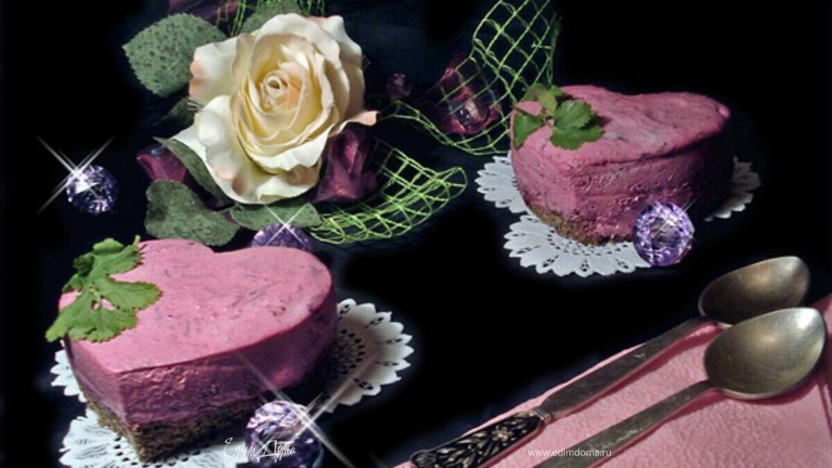 Свекольный чизкейк с сельдью
