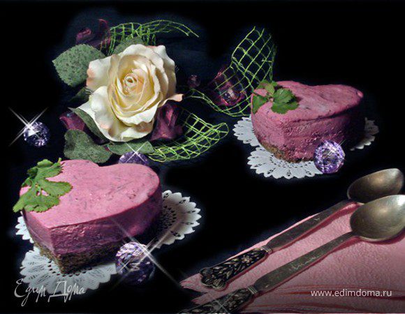 Свекольный чизкейк с сельдью Свекольный чизкейк с сельдью