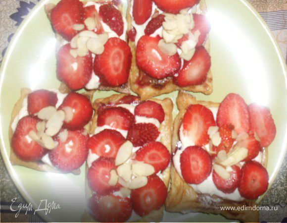 Фруктово-кремовое пирожное "Эллементарио")))