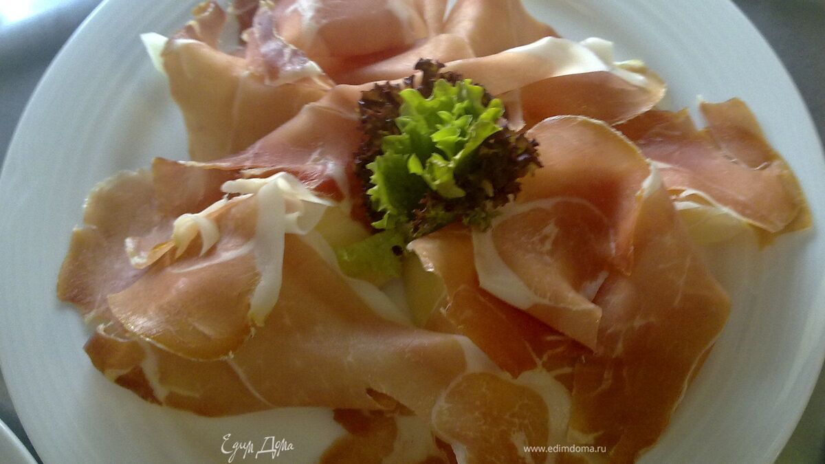 Дыня с ветчиной (Melone e Prosciutto)