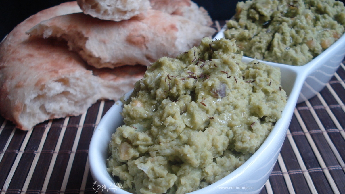 Хумус с авокадо