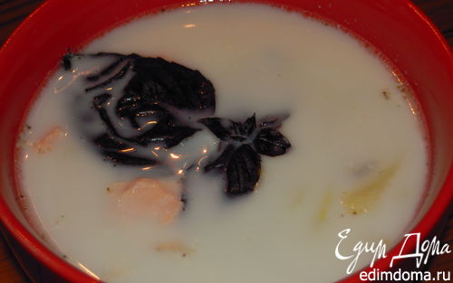 Рецепт Супчик из сёмги со сливками