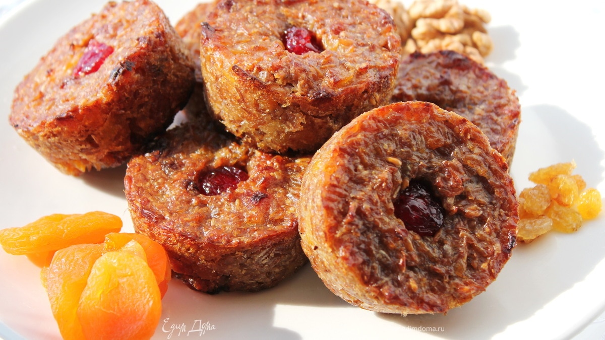 Пирожные из пророщенной пшеницы