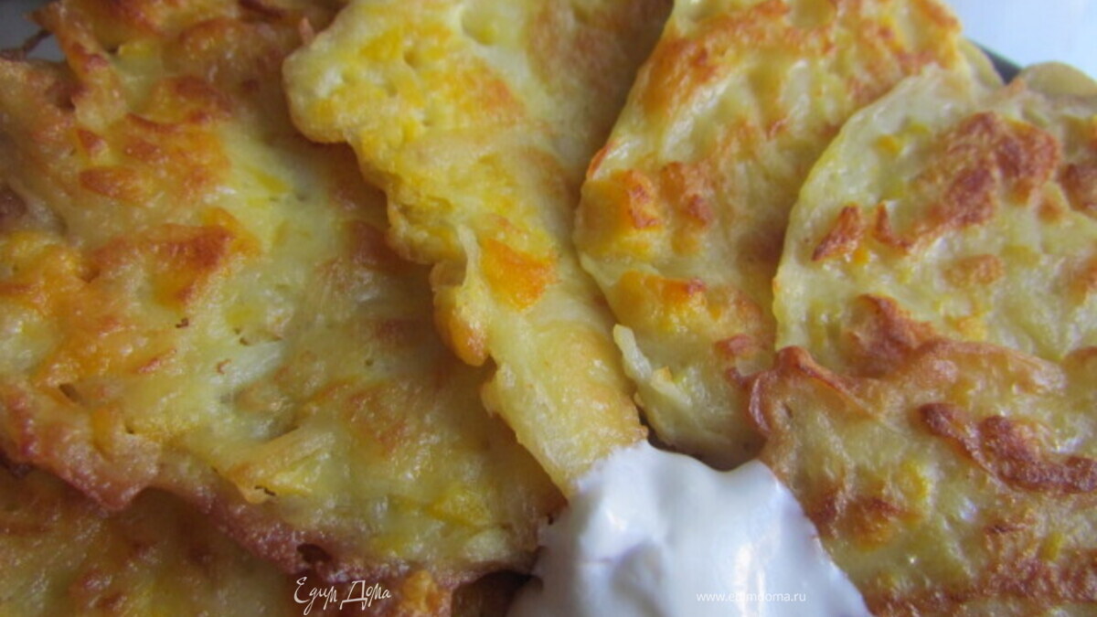 Тыквенно-картофельные оладьи. 