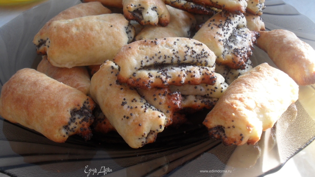 Творожно-маковые рулетики.