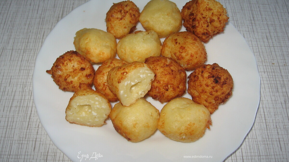 Творожные пончики