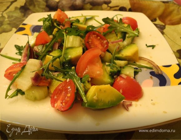 Свежий весенний салат Свежий весенний салат