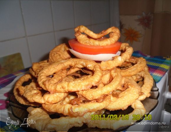 Луковые колечки в кляре «Золотистые»