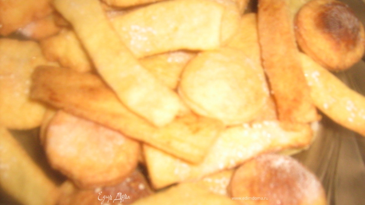 Хрустящее творожное печенье