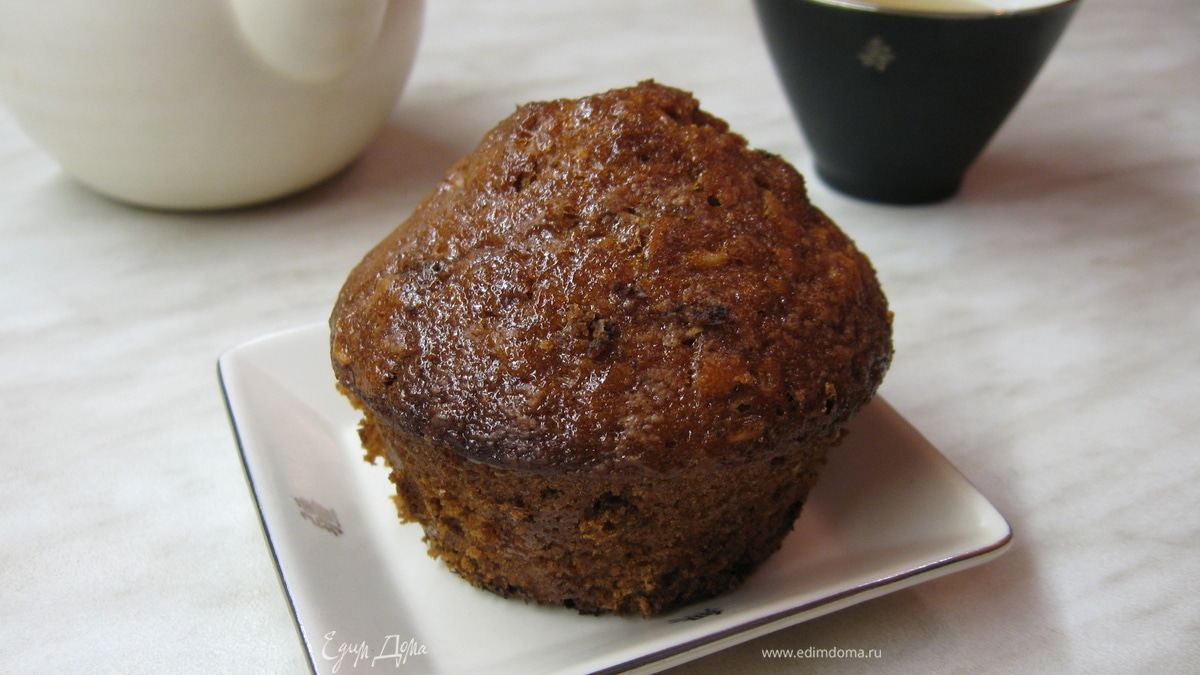 Кексы полезные с вишней