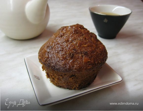 Кексы полезные с вишней