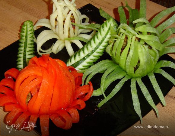 Закуска «Летние цветы» Закуска «Летние цветы»