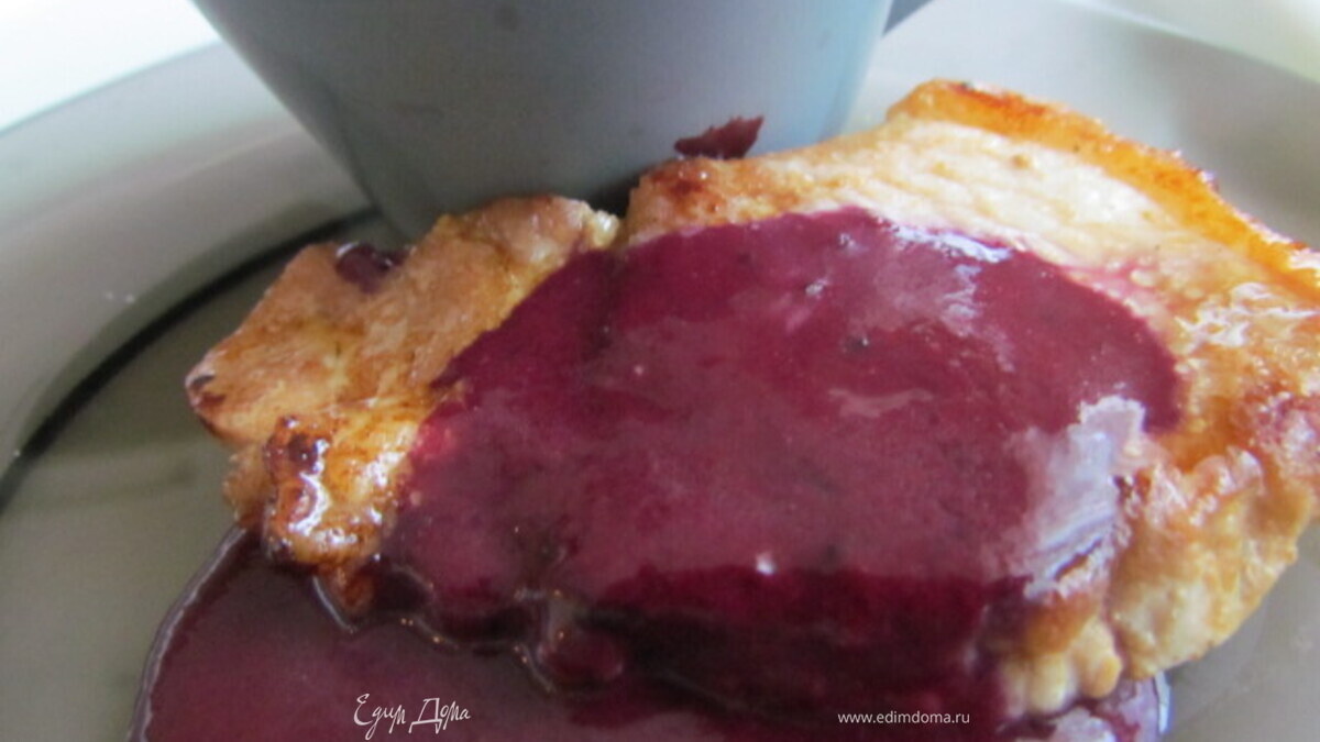 Соус к мясу из черной смородины!