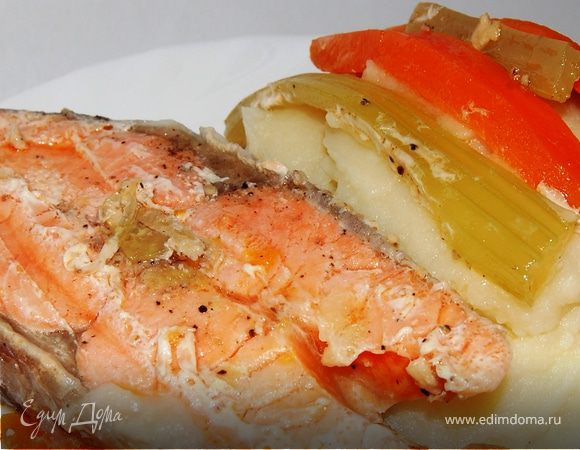 Форель в имбирно-чесночном маринаде