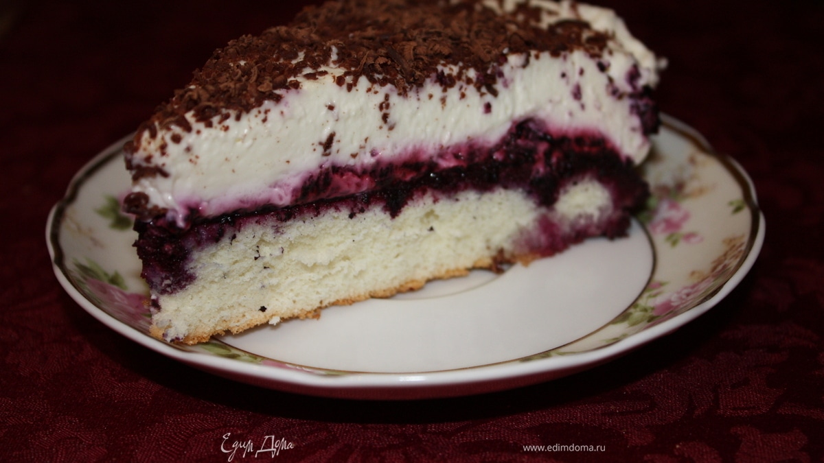 Черничный торт