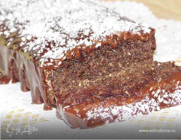 Миндально-кокосовый пирог с шоколадом Миндально-кокосовый пирог с шоколадом