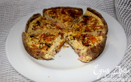 Рецепт Киш с лососем