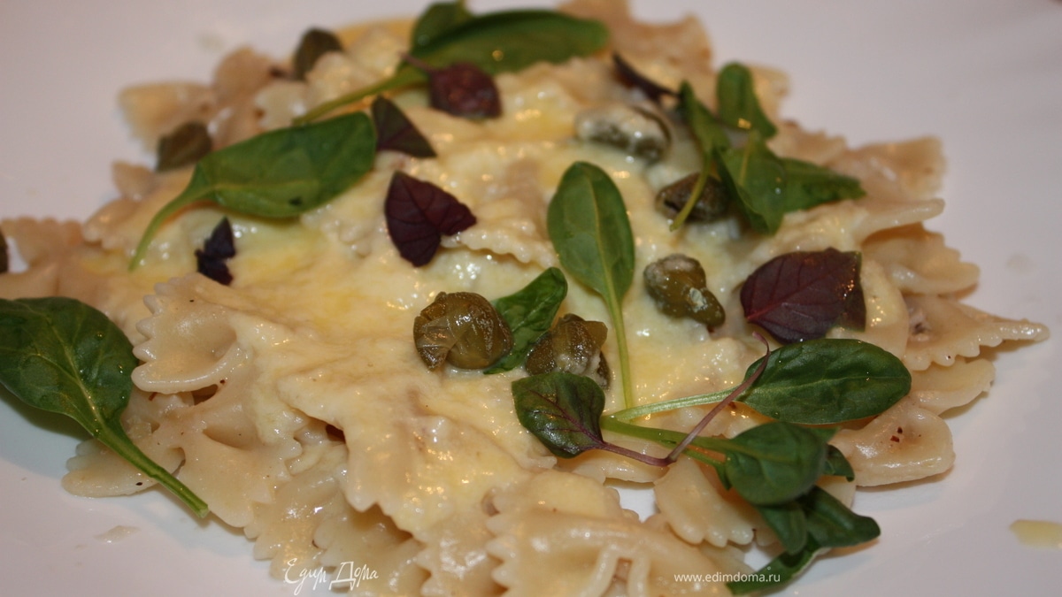 Паста в сырном соусе