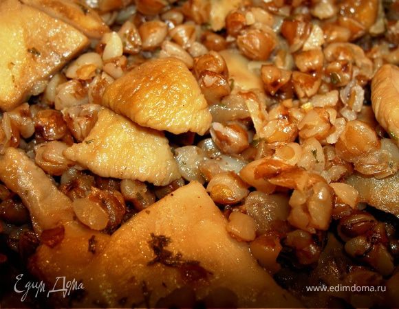 Гречневое ризотто с белыми грибами Гречневое ризотто с белыми грибами