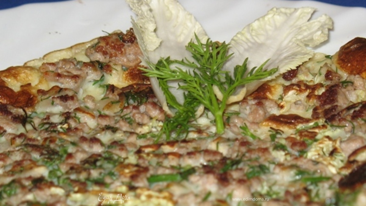 Быстрый теплый завтрак: панкейк с начинкой