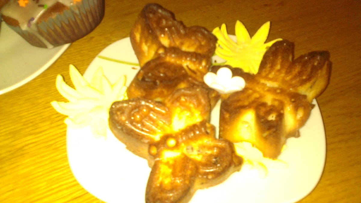 Творожные кексики.