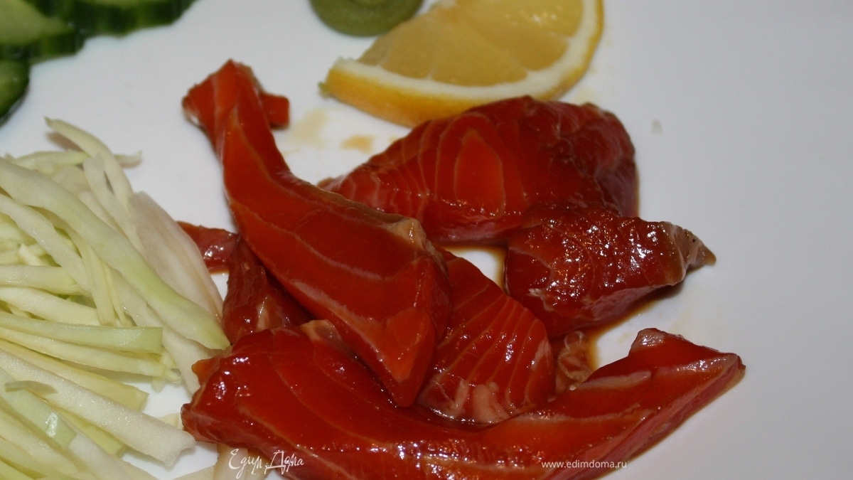 Сашими - как домашнее лакомство