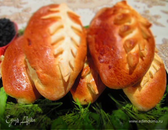 Постные пирожки с грибами.