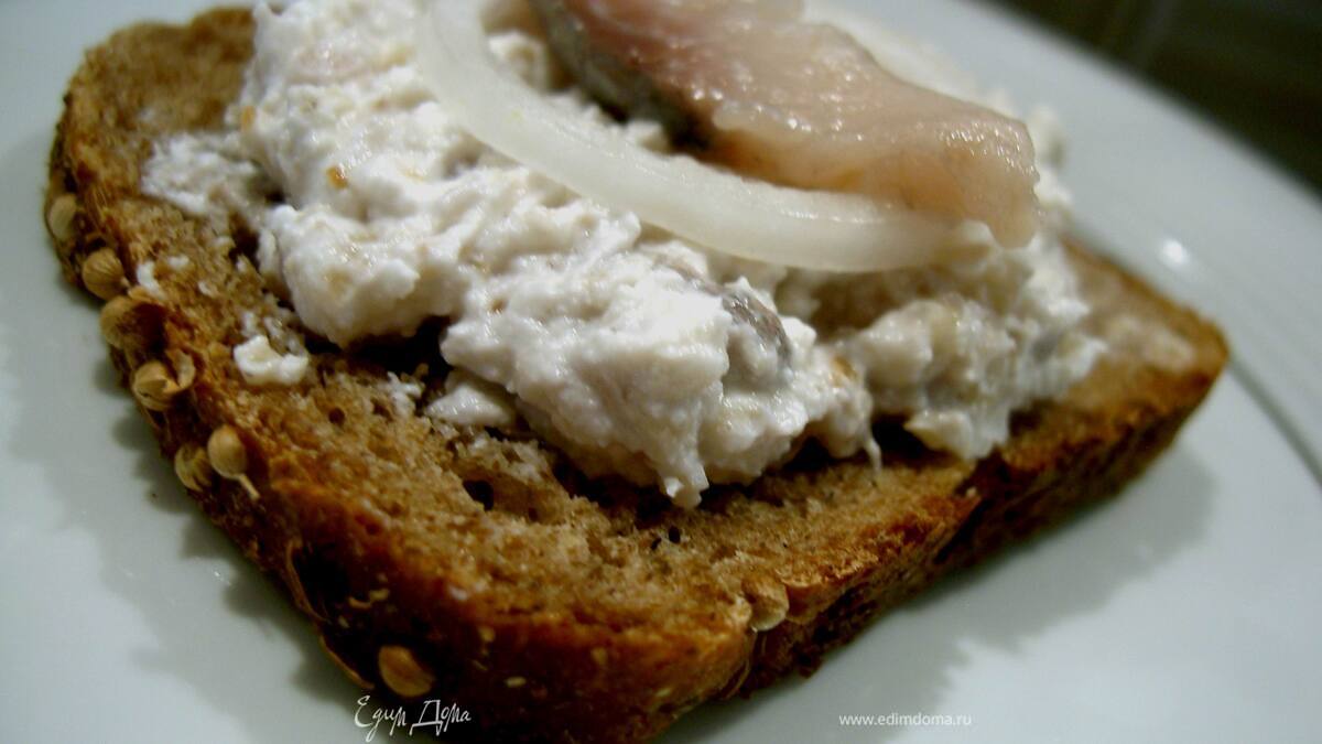 ЗАКУСКА из творога с сельдью