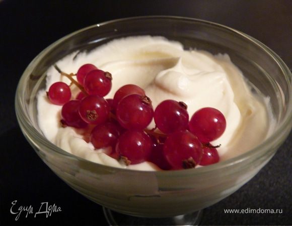 Мусс из белого шоколада