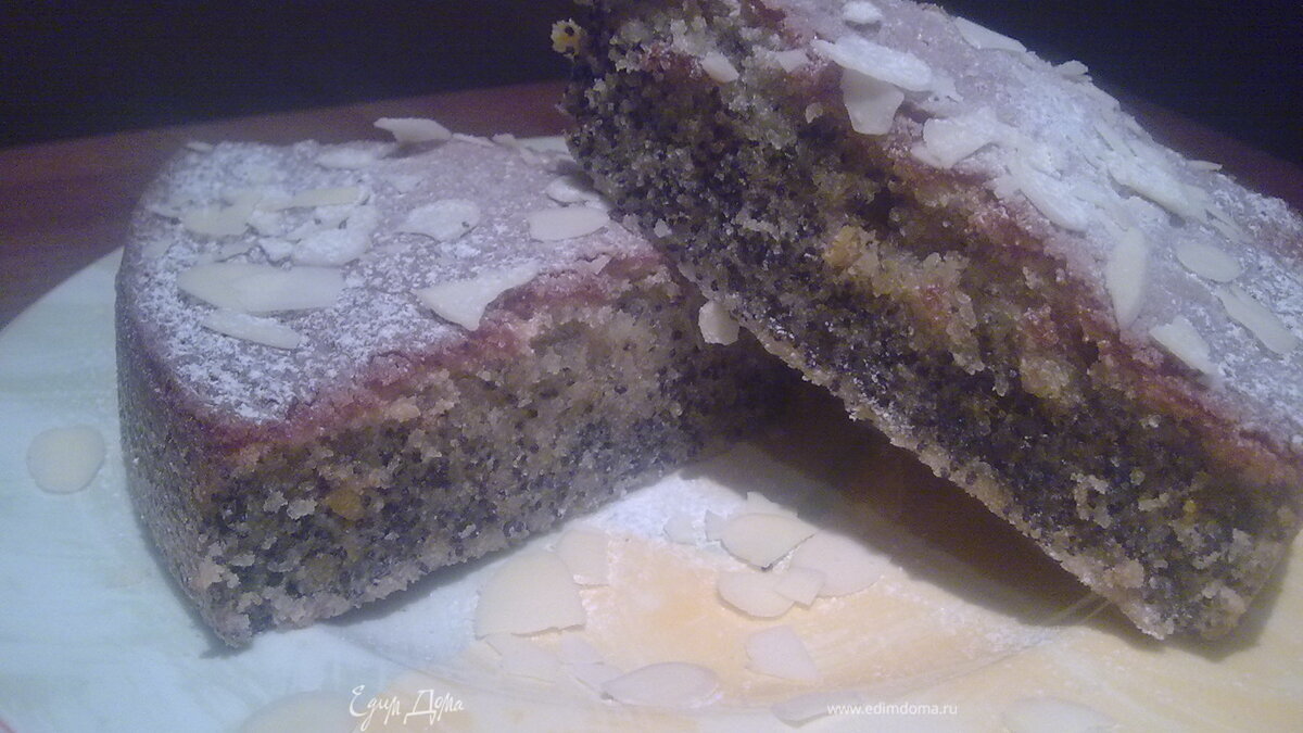 Апельсиновый пирог с маком " Orange Spring"