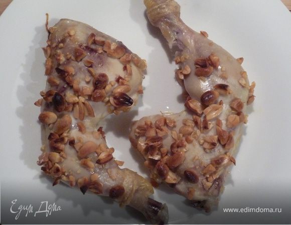 Запеченая курочка в ореховой панировке