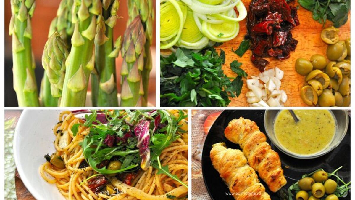 «Тосканский Бранч» часть 2 – Пизанская спаржа и Оливковые спагетти (Постные дни)