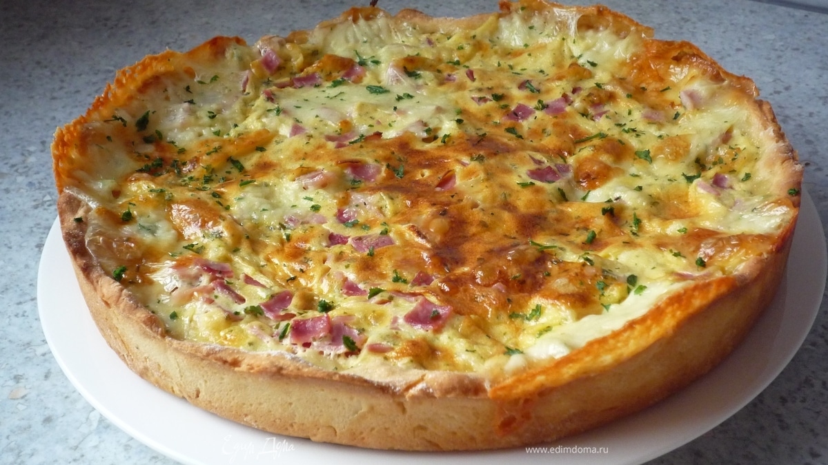 "Киш & Со." :-) Пикантный сырный пирог