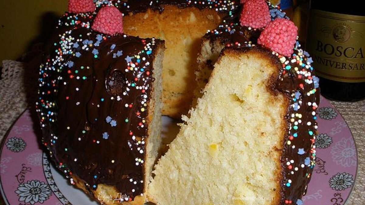 Творожно-лимонный кекс