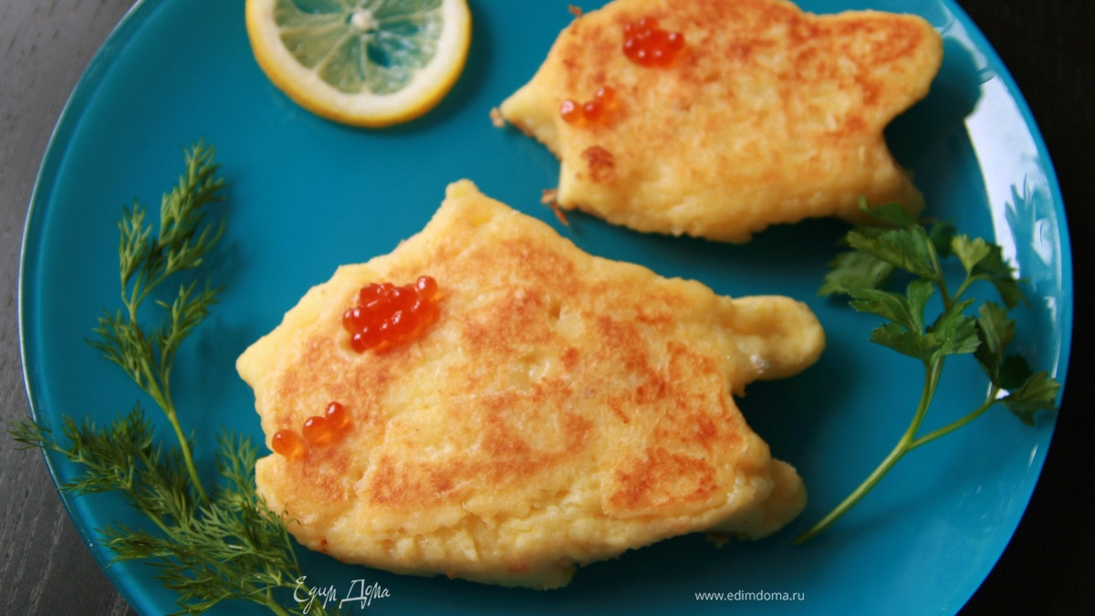 Картофельные рыбки (с начинкой)