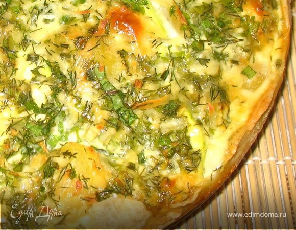 Пирог с цукини и сыром Пирог с цукини и сыром