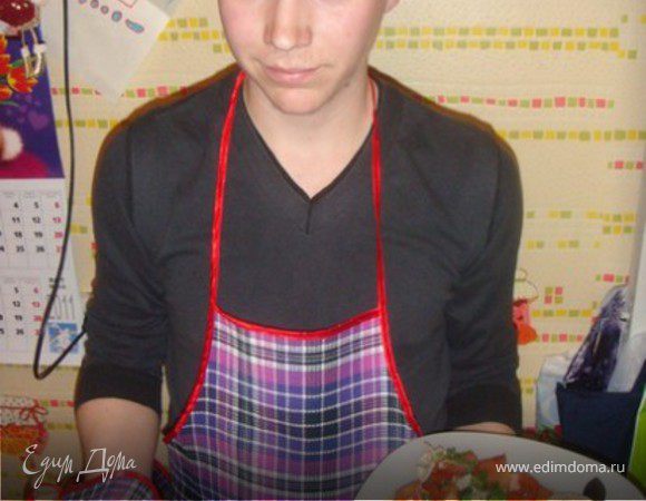 Касуэла и энсалада чилена с кальмарами Касуэла и энсалада чилена с кальмарами